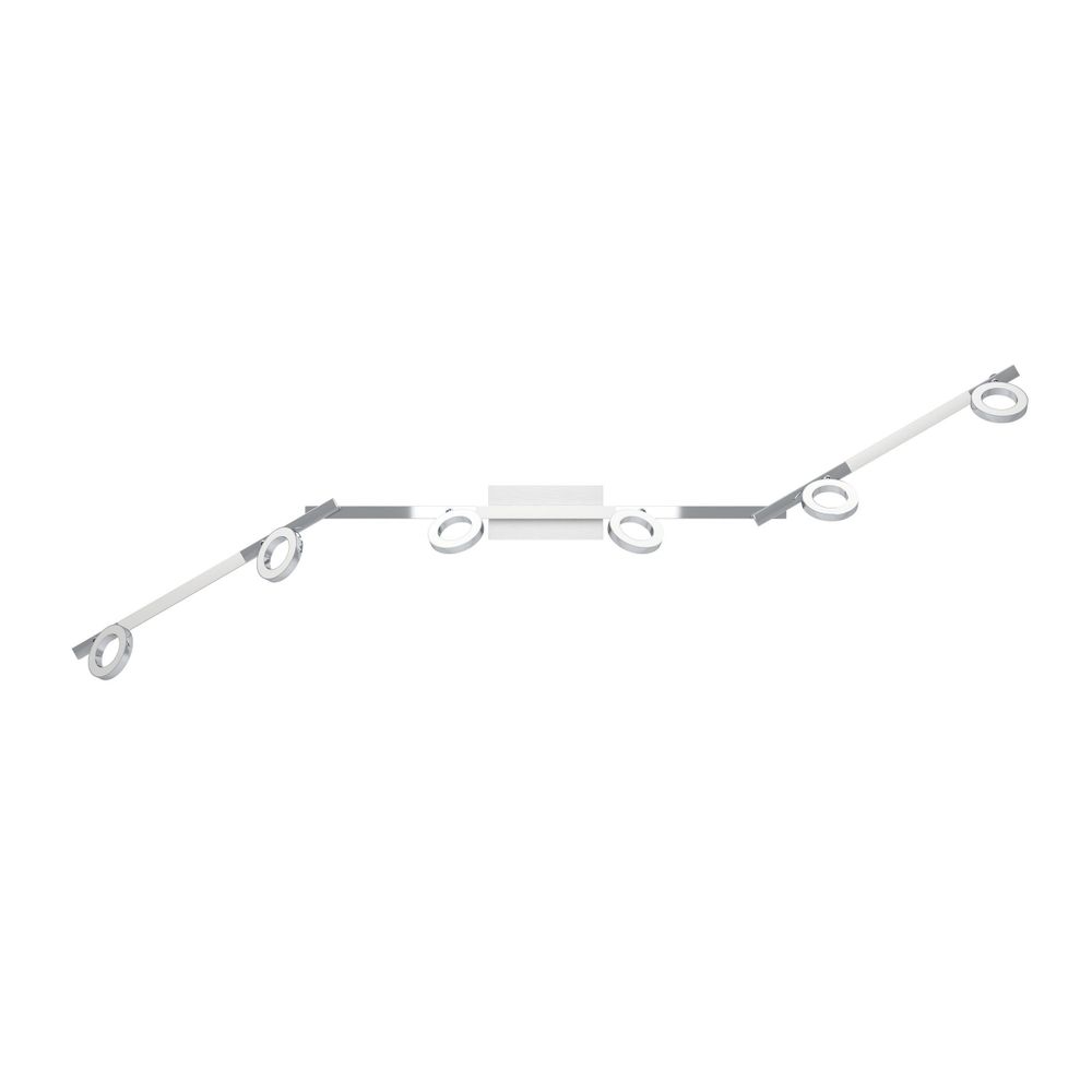 Eglo Cardillio 1 reflektor/6, led, 6x3,2w/3x3,3w, 6x400lm/3x360lm, krom  slika 6