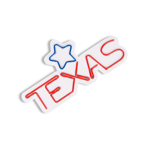 Wallity Ukrasna plastična LED rasvjeta, Texas Lone Star Blue slika 5