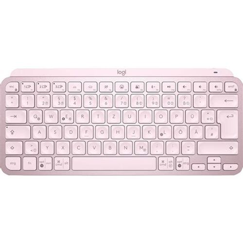 Logitech MX Keys Mini Wireless Illuminated Keyboard - Rose - US slika 2