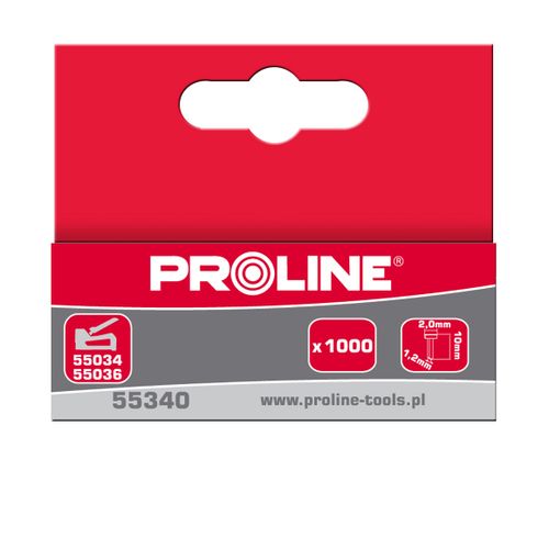 KLAMERICE TIP E/J 14MM 2,0*1,2MM 1000KOM PROLINE PROFIX 55344 slika 1