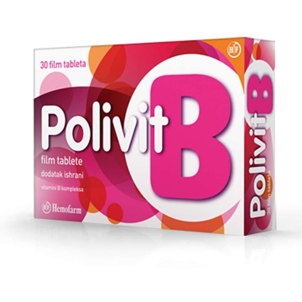 POLIVIT B 30 TBL - Dodatak Ishrani sa Vitaminima B Grupe slika 1