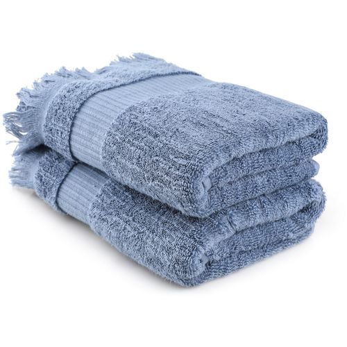 Zeus - Blue Blue Bath Towel Set (2 Pieces) slika 1