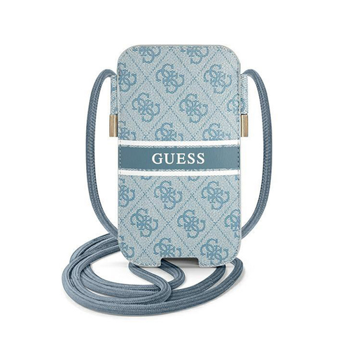 Torbica Guess Pouch PU 4g Stripe 170 mm x 95mm plava (GUPHM4GDBL) slika 1