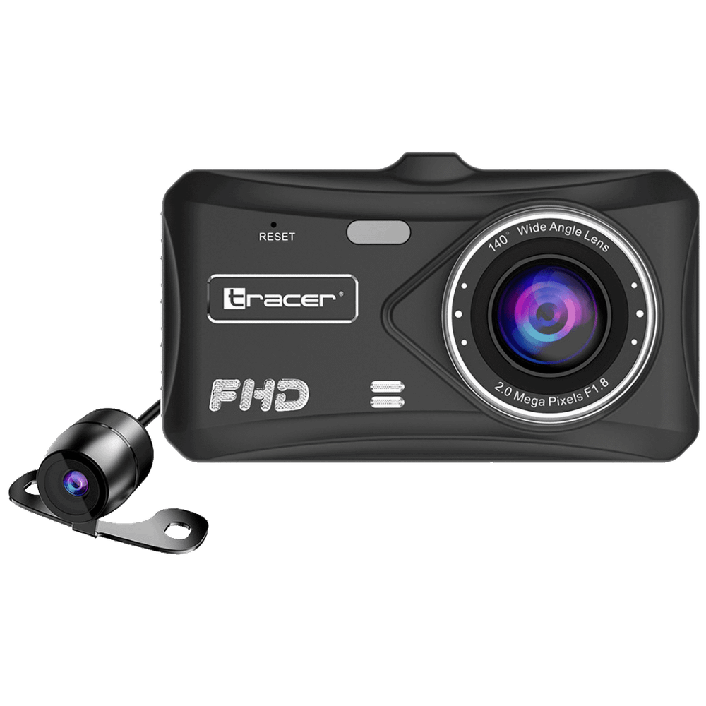 Tracer Auto kamera, 2 Mpxiel, 4" LCD, FullHD, microSD, G-senzor - 4TS FHD CRUX DASH CAM slika 1