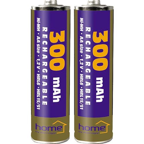 home Baterija punjiva AA, 300mAh, blister 2 kom - M 300AA/2 slika 1