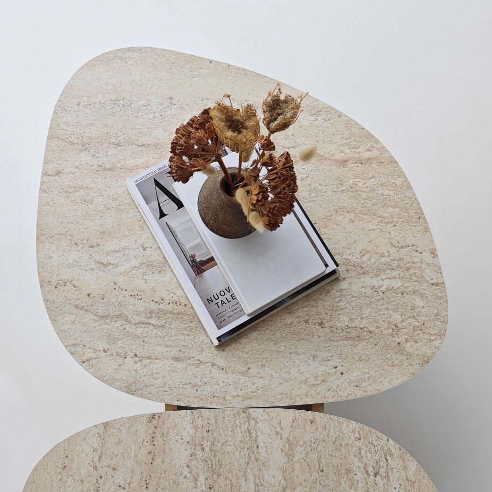 Stol za kafu Stones – boja: travertin slika 6