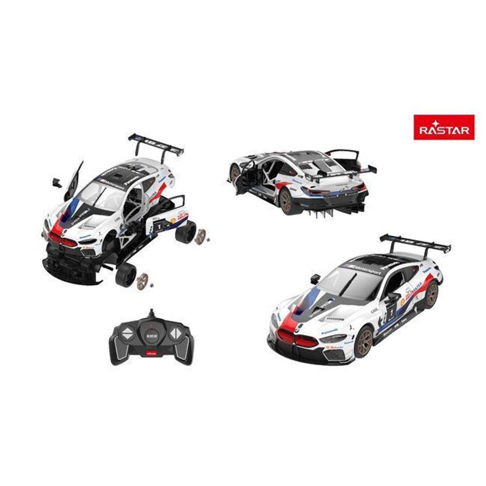 RASTAR Auto BMW M8 GTE /  Kit za sklapanje na daljinsko upravljanje 1:18  slika 4