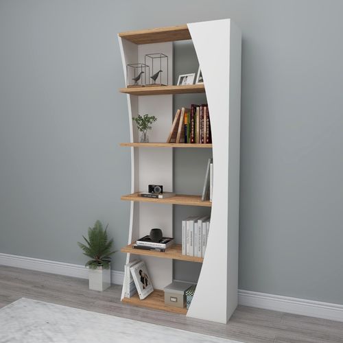 Selge - Atlantic Pine, White Atlantic Pine
White Bookshelf slika 3