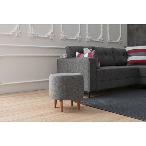 Atelier Del Sofa Tabure, Sivo, Liza - Grey slika 2