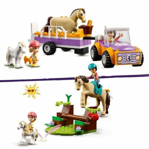 Igra Gradnje Lego 42634 Horse &amp; Pony Trailer Pisana 105 Dijelovi slika 4