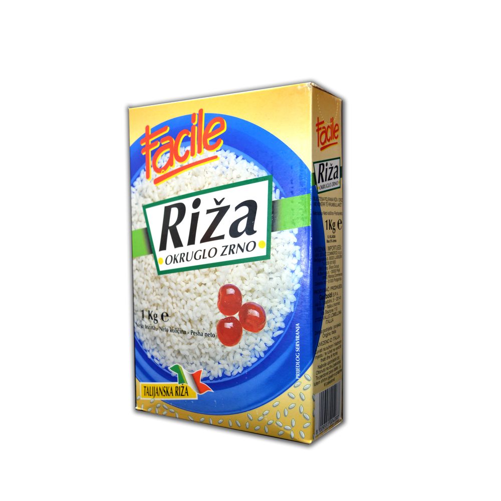 Facile Riža okruglo zrno 1kg slika 1