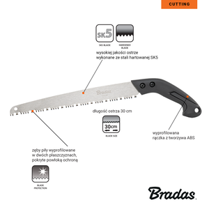 BRADAS VRTNA PILA 300MM