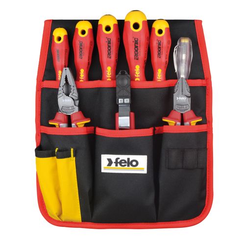 Set alata za električare Felo Ergonic VDE SL/PH 41399504 9 kom u torbi za pojas slika 1