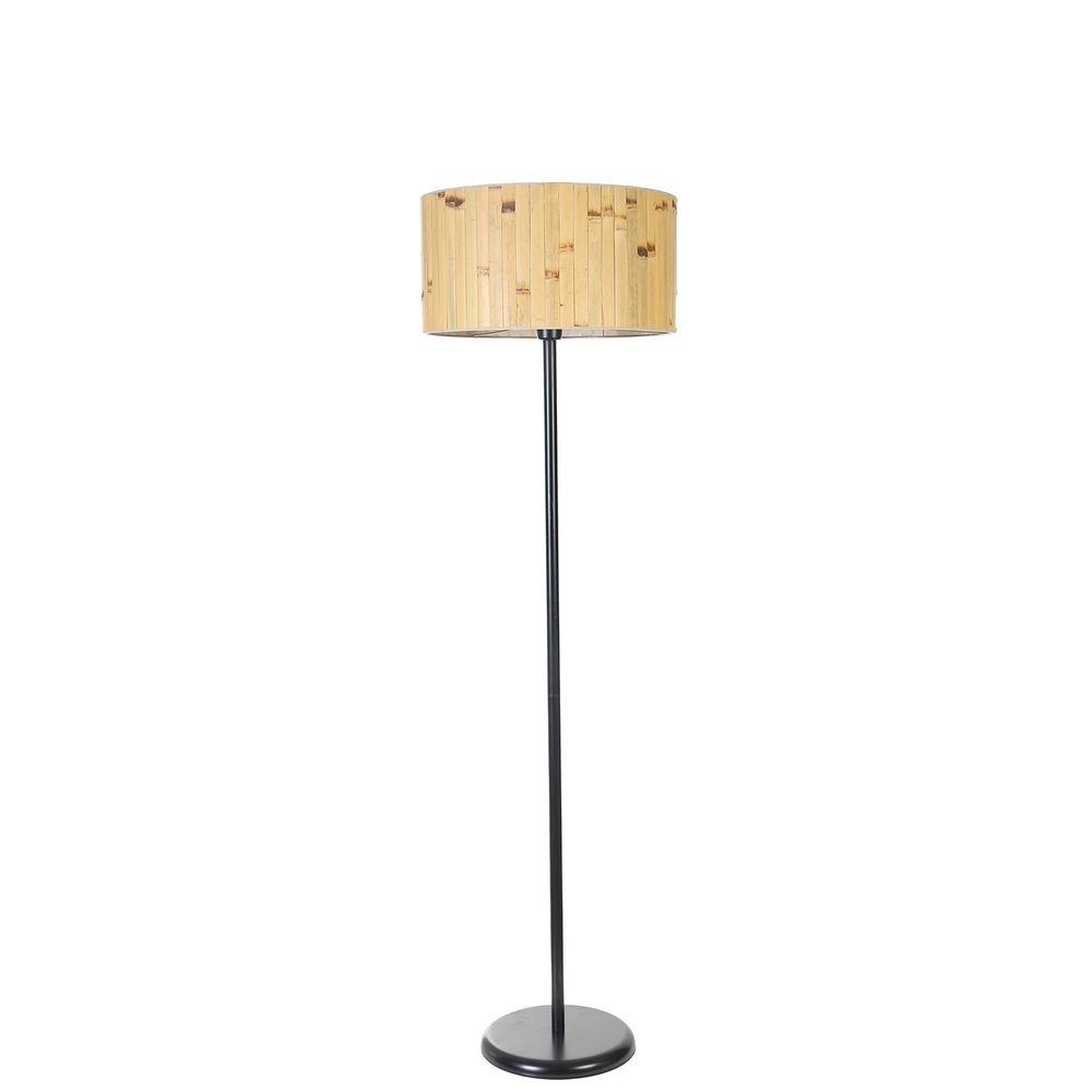 Bambu 02 Abajurlu Crni Lambader slika 3