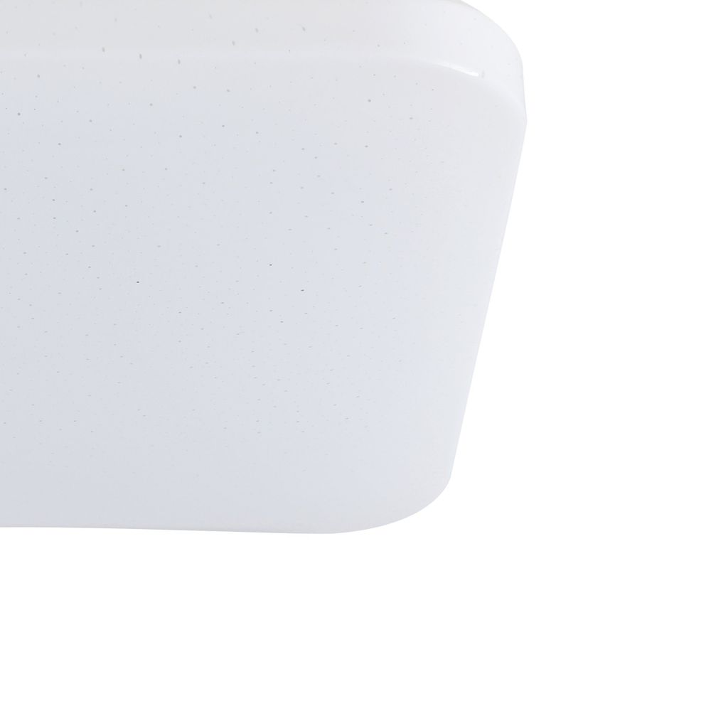 Eglo plafonjera 'Frania-S' LED, 14,6W, IP44, 330x330 mm, bijela/kristal efekt slika 3