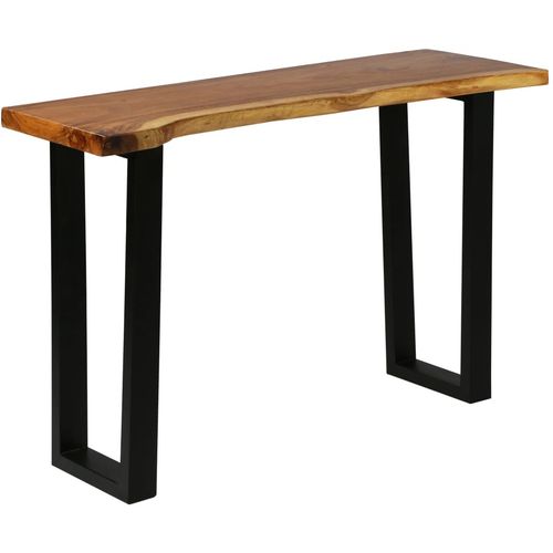 Konzolni stol od masivnog kišnog drva 110 x 35 x 75 cm slika 43
