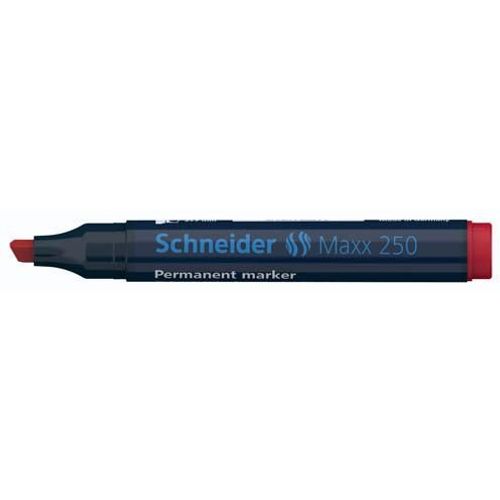 Flomaster Schneider, permanent marker, Maxx 250, 2-7 mm, crveni slika 2