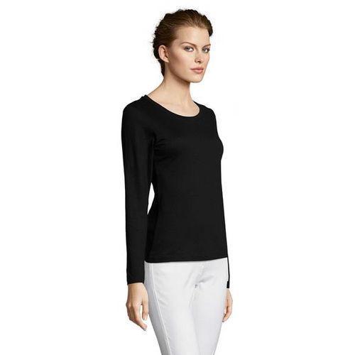 MAJESTIC ženska majica sa dugim rukavima - Crna, S  slika 3