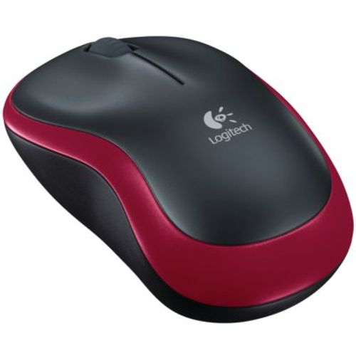 LOGITECH 910-002240 M185, crveni bežični miš slika 1