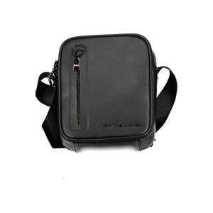 TOMMY HILFIGER MEN'S BLACK SHOULDER BAG