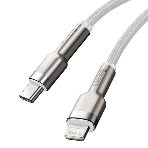 USB-C kabel za Lightning Baseus Cafule PD 20W 2m (bijeli) slika 3