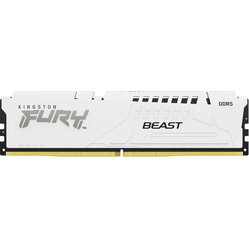 KINGSTON DIMM DDR5 16GB 5200MT/s KF552C36BWE-16 Fury Beast White Expo slika 1