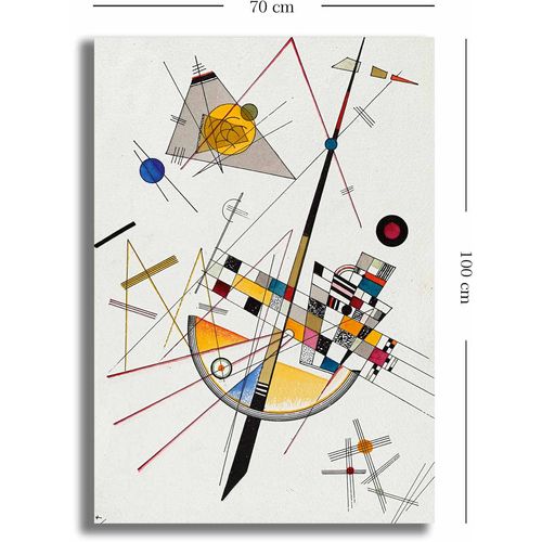 70100KANDINSKY034 Multicolor Decorative Canvas Painting slika 3