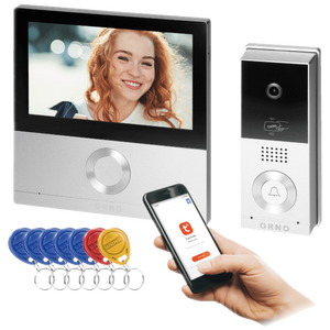 Orno Video interfon 7", set, Full HD, WiFI, IP65, Talos - OR-VID-MS-1078