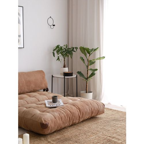 Fold Kadife 2 - Camel Camel 2-Seat Sofa-Bed slika 5