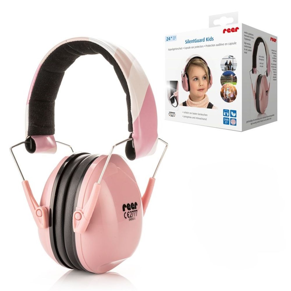 Reer Zaštitne slušalice za djecu SilentGuard Kids, Svijetlo roze slika 1
