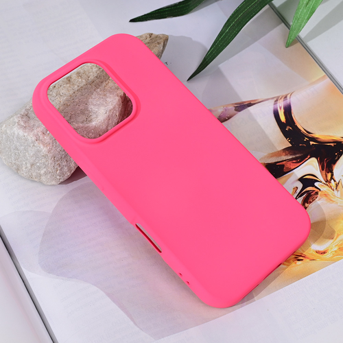 Torbica Teracell Soft Velvet za iPhone 16 Pro 6.3 pink slika 1