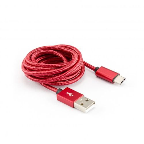 SBOX kabel USB->TYPE C M/M 1,5M fruity crveni slika 1