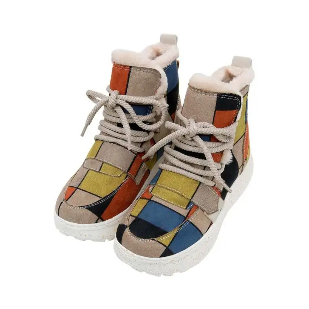 DOGO Ženske čizme Snowie Piet Mondrian slika 1
