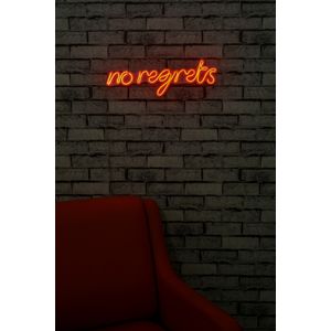 Wallity Ukrasna plastična LED rasvjeta, No Regrets - Red