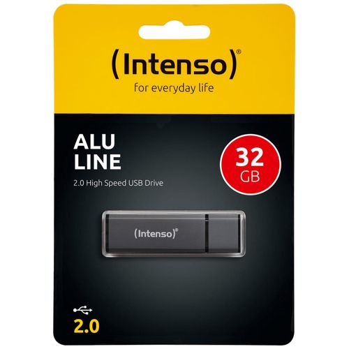 (Intenso) USB Flash drive 32GB Hi-Speed USB 2.0, ALU Line - USB2.0-32GB/Alu-a slika 1