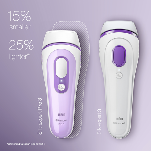 Braun IPL Silk-ekspert Pro 3 PL3132 Fotoepilator koji uključuje 3 nastavka: preciznu glavu, brijač Venus i torbicu, 300.000 impulsa slika 2