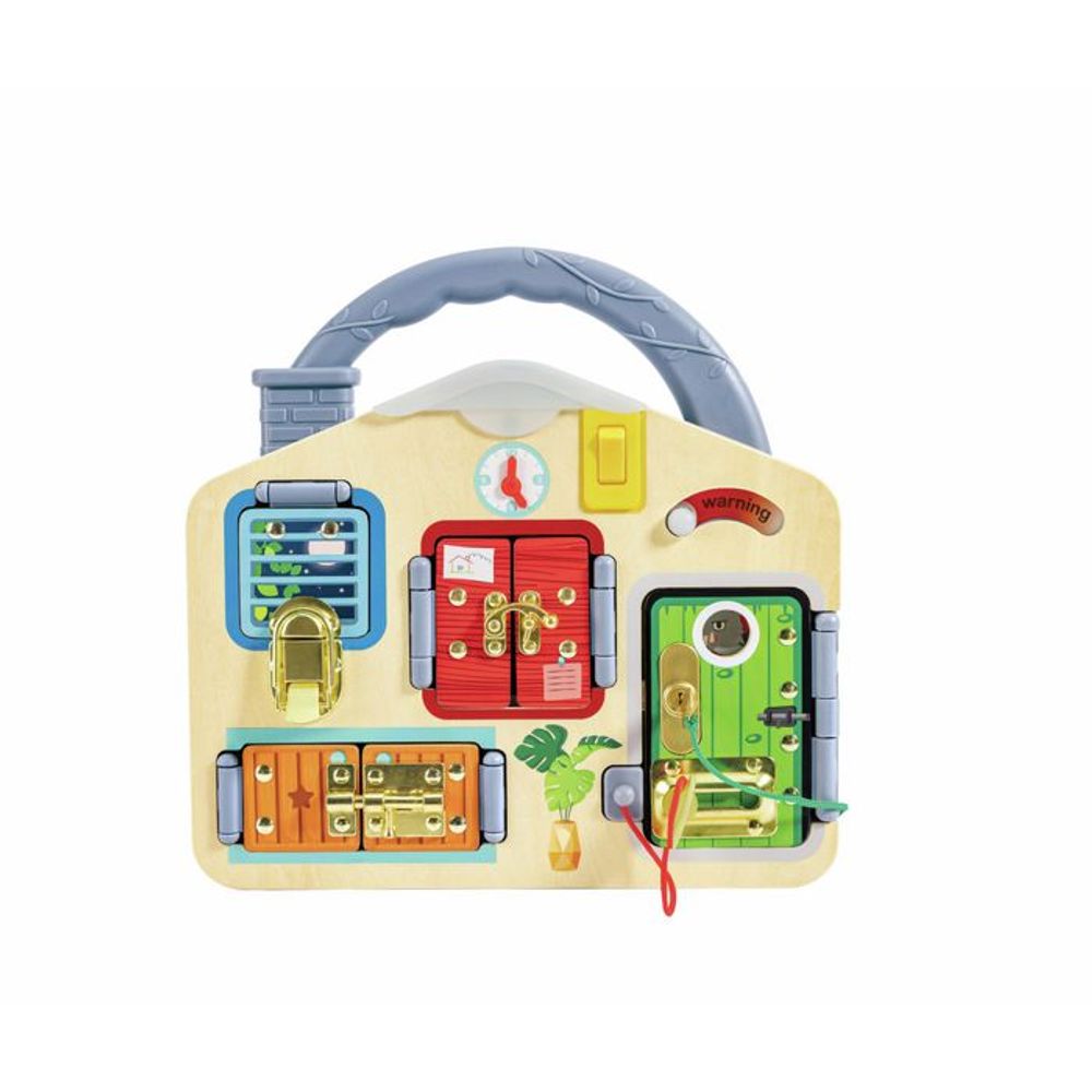 Hape Drvena edukativna igračka Lock & Learn Playboard slika 3