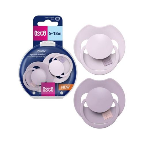 Lovi Prime Silicone Dynamic Varalica 6-18M (2Kom) - Lilac/Violet 34/422 slika 2