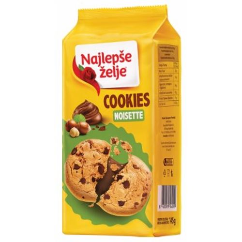 Najlepše želje cookies noisette 145g   slika 1