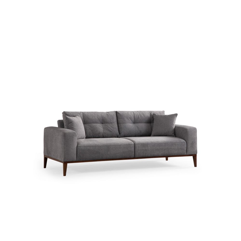 Sinor 3-Sjedalni - Svijetlo Sivi Sofa-Krevet slika 4