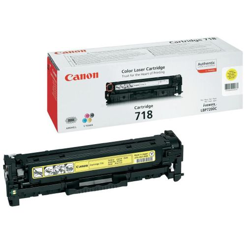 TONER CANON CRG-718Y LBP7200 YELLOW 2,9K #2659B002/2659B014 slika 1