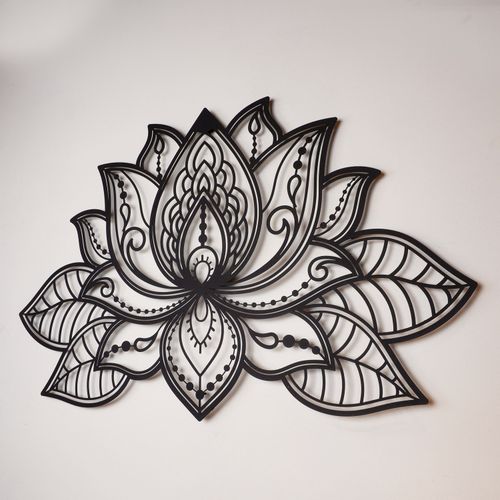 Wallity Metalna zidna dekoracija Lotus - APT524MS slika 4