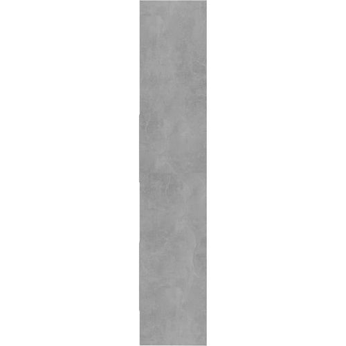 Ormarić za knjige siva boja betona 60 x 35 x 180 cm od iverice slika 11
