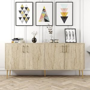 Woody Fashion Komoda KIEV, boja Travertine