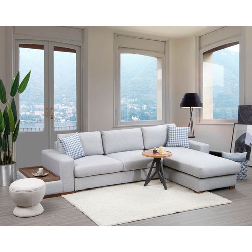 Atelier Del Sofa Kutna garnitura, LOOP 15, svjetlo siva, Loop 15 slika 1