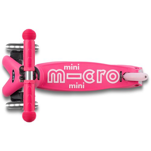 Micro Romobil Mini Deluxe Foldable LED, Pink slika 4