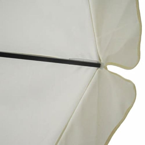 Aluminijski kišobran s prijenosnim temeljem bijeli slika 8