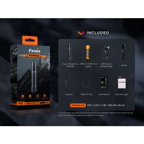 Fenix svjetiljka ručna PD36R PRO LED slika 22