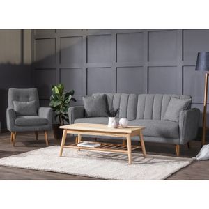 Atelier Del Sofa Garnitura s kaučem, Aqua-TKM04-94216