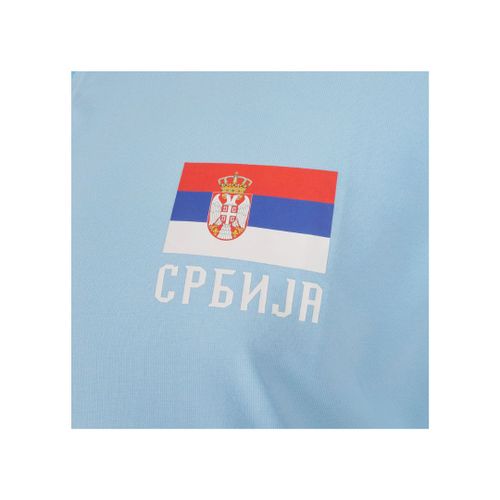 Polo Majica Peak Srbija Kss 2410 Ice Blue/White slika 3